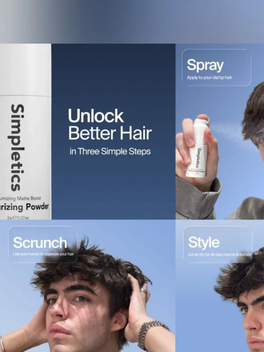 Simpletics bottles texturizing